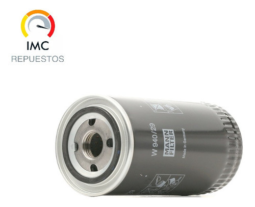 Filtro De Aceite Mann Para Porsche 911 3.6 Carrera 1