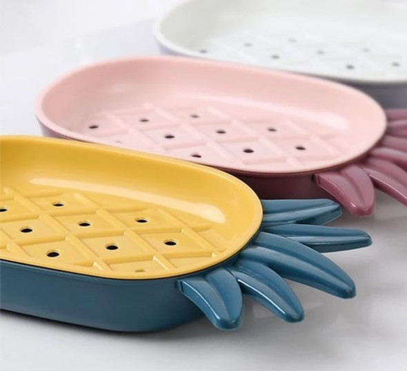 Jabonera Desmontable Linea Deco Forma Anana Baño Moderna 1