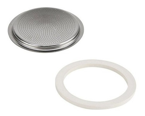 Repuesto Junta Y Filtro Cafetera Bialetti 4 Pocillos Acero 1