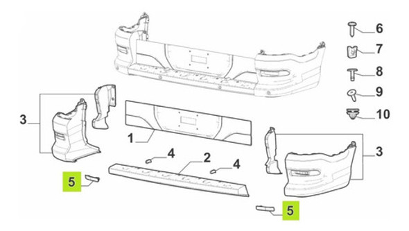 Ojo Gato Tras Der Original Fiat Strada Adventur 14-17 D.c 3p 0