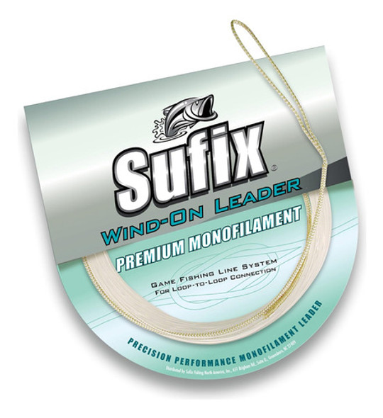 Sufix Wind-on Línea Pesca 33 Pies 20lb 0