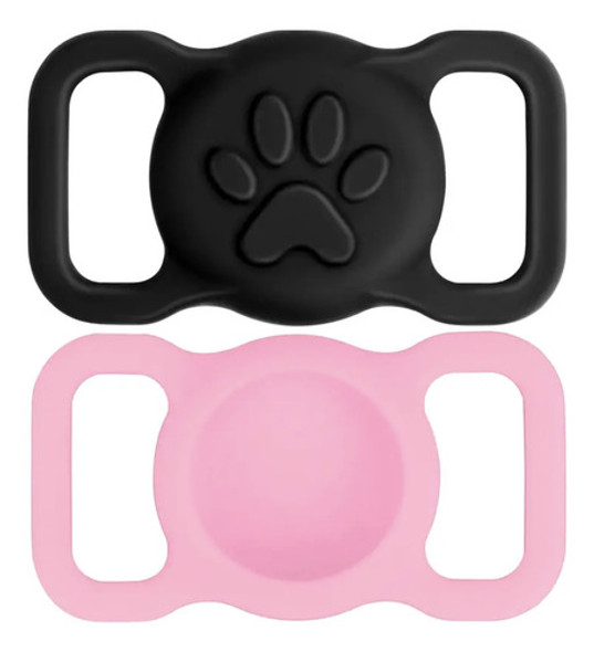 Porta Airtag De Silicona Elástica Para Collar De Mascotas 0