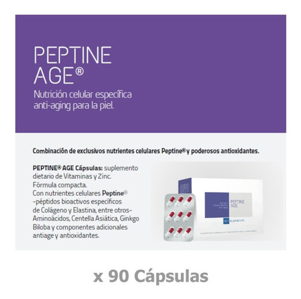 Peptine Age Piel Anti-aging Anti-oxidante Peptonas Linfar 1