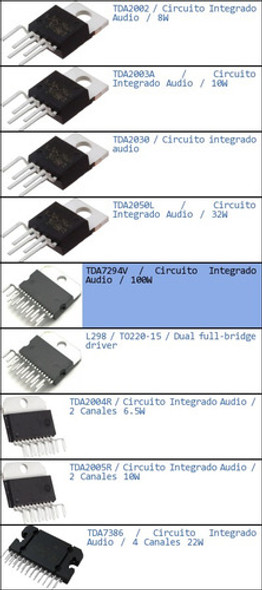Pack 30x Tda7294v Circuito Integrado Audio 100w 1