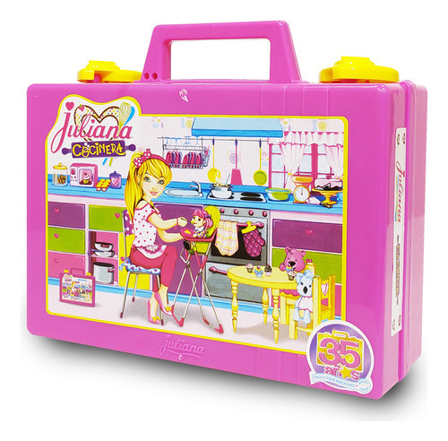 Valija Juliana Cocinera Con Recetario 0