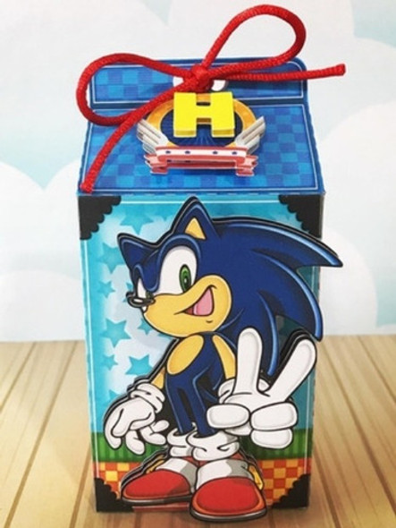 35 Cajitas Milk Box En 3d De Sonic 1