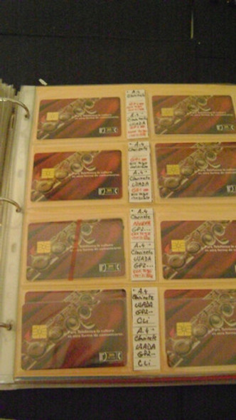 Tarjeta Telefo Coleccion Telefonica Serie A4 Clarinete Gp3us 0