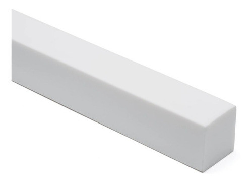 Barra De Resina Acetal Ra Pom Delrin Cuadrada 25 Mm X 1000mm 0