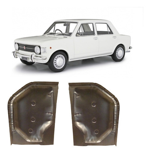 Conjunto Reapracion Fiat 128 Pisos Zocalos Contrazocalos 1