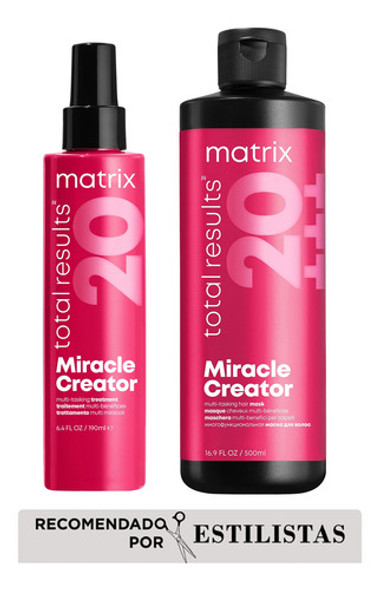 Combo Total Result Miracle Creator Mascara + Multibeneficios 1
