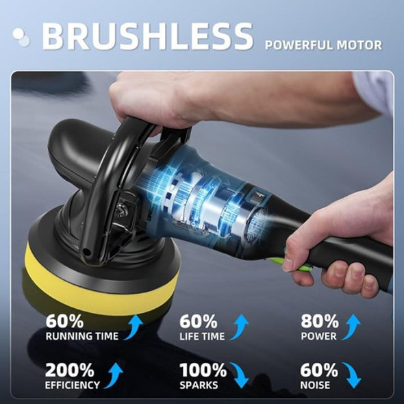 Uaoaii - Pulidora Inalámbrica Para Automóvil, Kit 1