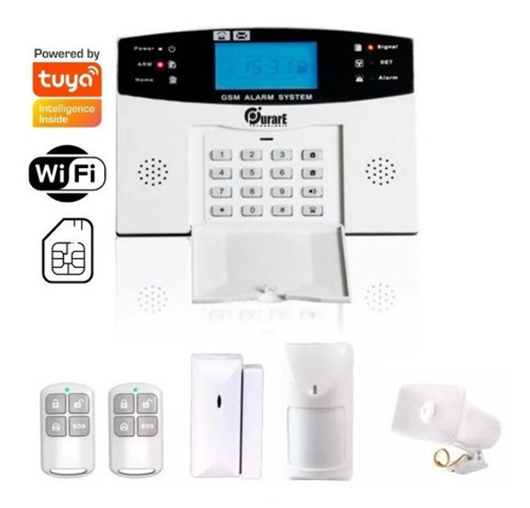 Alarma Casa Inalambrica Wifi Gsm Tuya Smart Super Kit - Mli 0