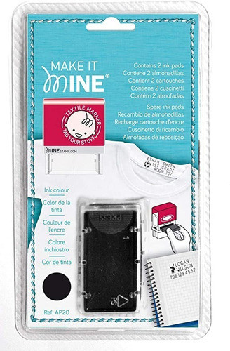 Repuesto Sello Mine Stamp X 2 Cartuchos 0