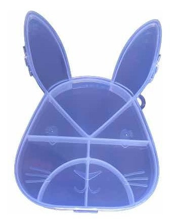 Cajita Plastica P/ Armar Kit Bijou , Conejito, 10 Unidades 0