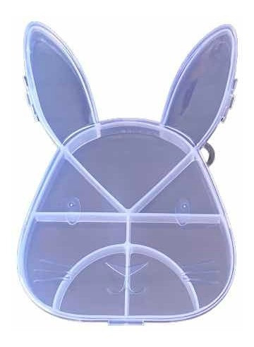 Cajita Plastica P/ Armar Kit Bijou , Conejito, 10 Unidades 1