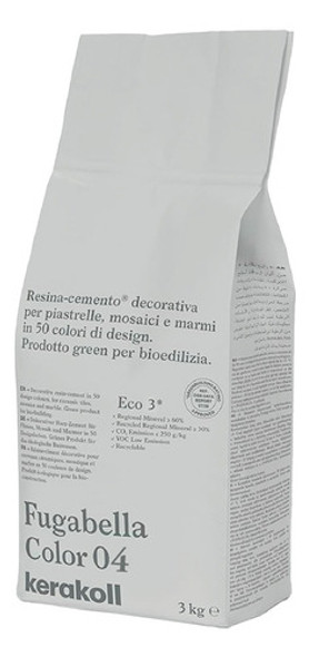 Pastina Fugabella Kerakoll Color 04 Presentación 3 Kg 0