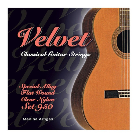 Encordado P Guit Clasica Criolla Velvet  950 X 6 Encordados 0