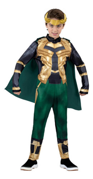 Disfraz De Halloween Jazwares Marvel Loki Youth Con Capa (s) 0