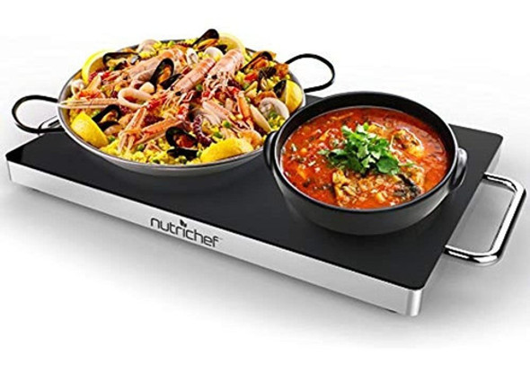 Nutrichef Bandeja De Calentamiento Eléctrico, Calentador De 0