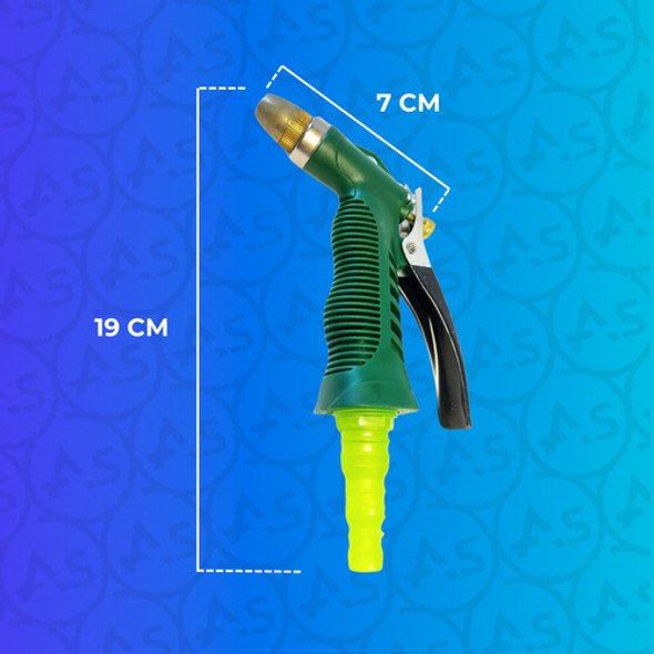 Pistola De Riego Punta Regador Pico Metal Manguera 1/2 3/4 1