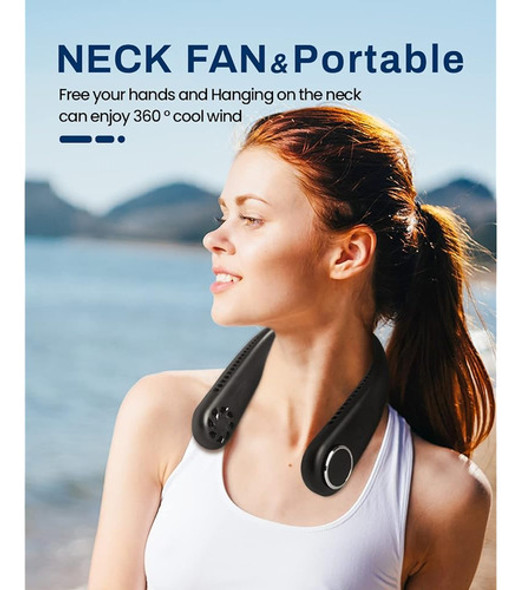 Hoizoxee 4000mah Ventilador Portátil, Ventilador De Cuello S 1