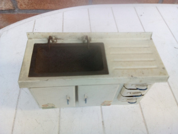 Antiguo Bajo Mesada De Chapa Marca Daisa Industria Argentina 1