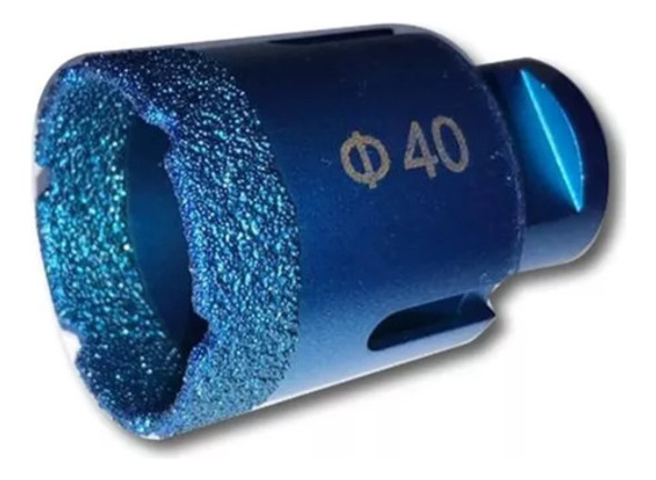 Copa Diamantada 40mm Amoladora Ceramica Porcelanato Marmol 1