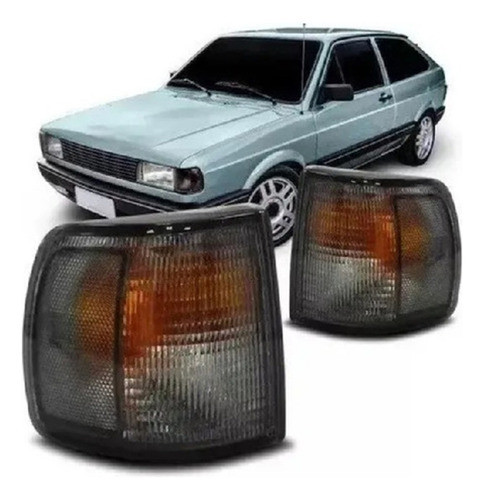 2 Faros Delanteros De Giro Vw Senda Gol 91 92 93 94 95 Fume 1