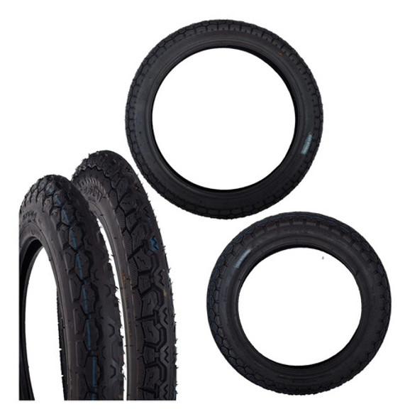 Kit Cubiertas Delantera + Trasera Motomel Blitz  125 0