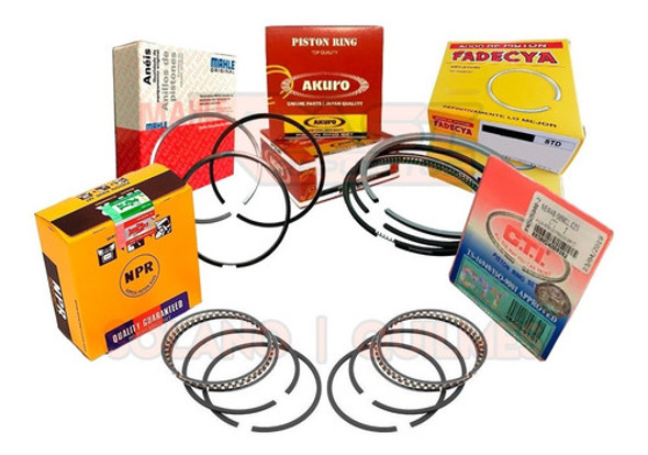 Juego De Aros Para Isuzu Pick Up 2.6 Nafta 92,60mm 1