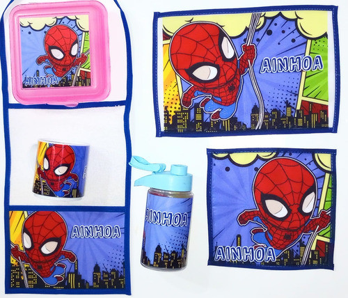 Set De Jardin Taza Botella Lunchera De Regalo. Personalizado 1