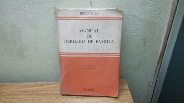 Libro: Manual De Derecho De Familia Augusto Cesar Belluscio 0