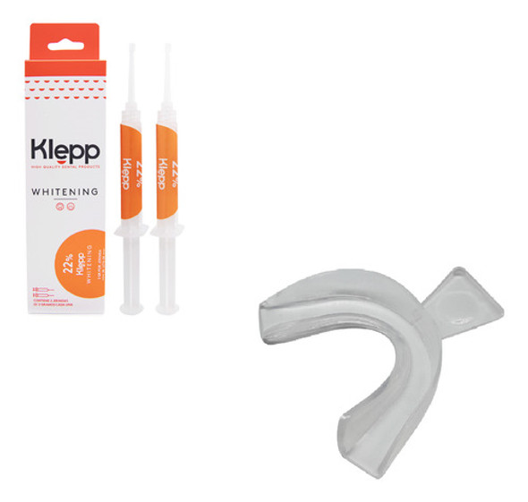 Blanqueamiento Dental Klepp 22% X2 Jeringas 3gr + Cubeta 0