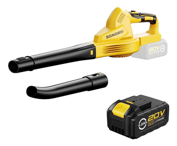 Soplador De Hojas Inalámbrico Alimentado Por Batería: Soplad 0