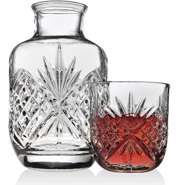 Godinger Jarra De Noche De Noche, Taza Y Botella 1