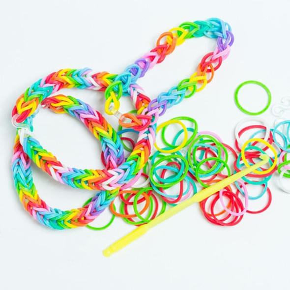 Kit De Gomas Elásticas Para Telar Con 75 Clips Gris 1