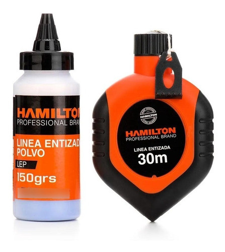 Chocla Tiralineas Marcación 30mts + Tiza Hamilton Lep 0