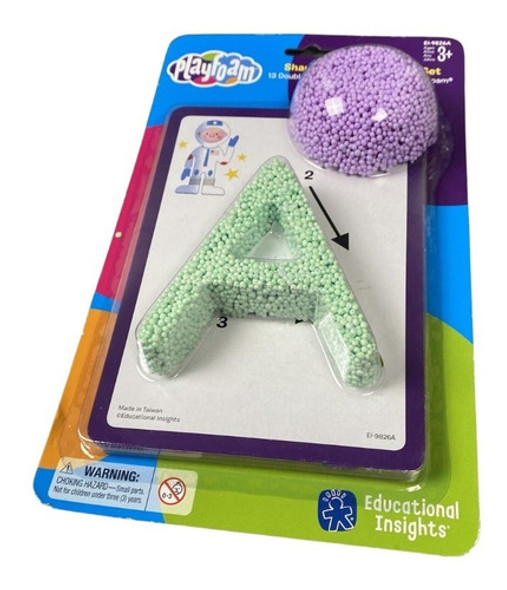 Play Foam Masa+tarjetas P/armar Letras Lectoescritura Didact 0