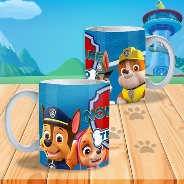 Plantillas Sublimacion Patrulla Canina Paw Patrol, Tazas 0