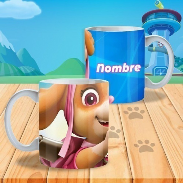 Plantillas Sublimacion Patrulla Canina Paw Patrol, Tazas 1