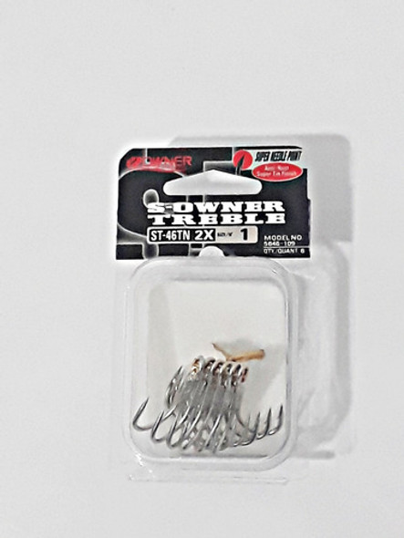 Anzuelo Triple Owner 2x Numero 1 St-46tn Original (japon) 0