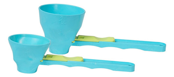 Cuchara Medidora Con Embudo, Tamaños: 1 Y 2 Cucharadas 0
