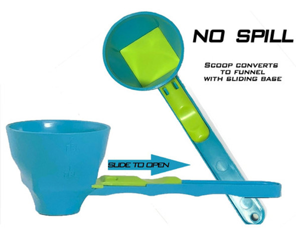 Cuchara Medidora Con Embudo, Tamaños: 1 Y 2 Cucharadas 1