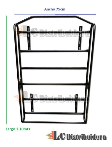 Barra Porta Equipaje Logan Sandero Hasta 2011 + Parrilla Dk 1