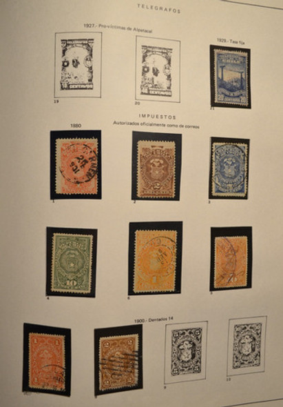 Cht21 Chile Varias Estamp. Telégrafos Impuestos Año 1880-929 1