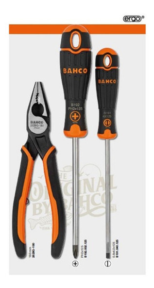 Set Bahco - Pinza Universal + 2 Destornilladores - Fdn Pp 0