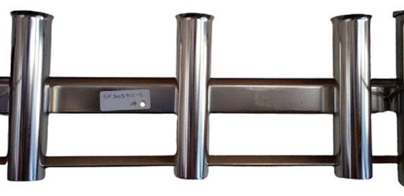 Barra Posa Caña Triple Inoxidable Para Embarcación 0