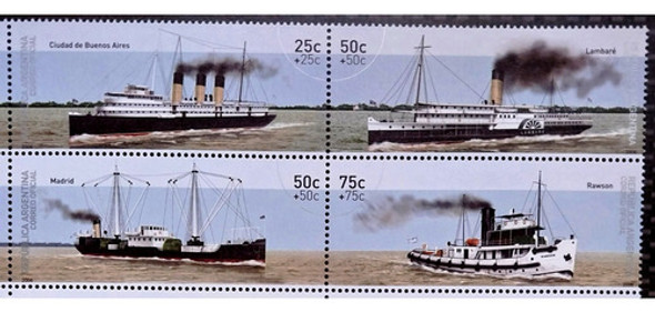 Argentina. Serie Completa Flota Fluvial (2006). Mint 0