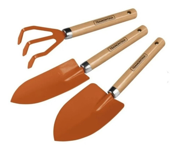 Kit Para Jardin Jardineria Macetas Tramontina 3 Pieza 0