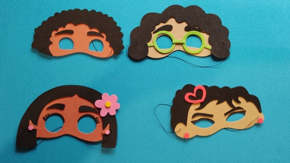 Antifaces Goma Eva Encanto Cotillon Antifaz 1